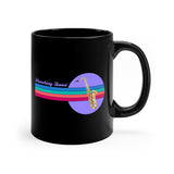 Marching Band - Retro - Tenor Sax -  11oz Black Mug