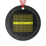 Percussionist - Yellow - Metal Ornament