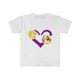 Peace, Love, Cymbals - Unisex Softstyle T-Shirt