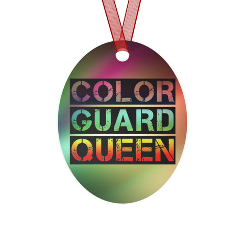 Color Guard Queen 7 - Metal Ornament