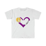 Peace, Love, Trumpet - Unisex Softstyle T-Shirt