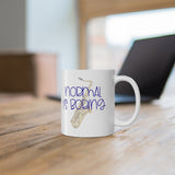 Normal Is Boring - Tenor Sax - 11oz White Mug