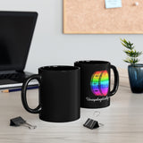 Unapologetically Me - Rainbow - Bass Drum - 11oz Black Mug