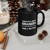 Marching Band Grandpa - Life - 11oz Black Mug