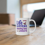 Marching Band - Life Happens - 11oz White Mug