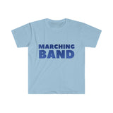 Marching Band - Blue - Unisex Softstyle T-Shirt