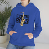 Senior 2023 - Black Lettering - Tenor Sax - Hoodie