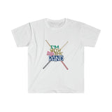 I'm With The Band - Drumsticks - Unisex Softstyle T-Shirt