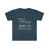 Band Mom Definition - Gold - Unisex Softstyle T-Shirt