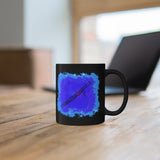 Vintage Blue Cloud - Bassoon - 11oz Black Mug