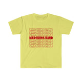 Marching Band - Retro - Red - Unisex Softstyle T-Shirt