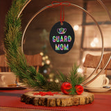 Guard Mom - Crown - Metal Ornament