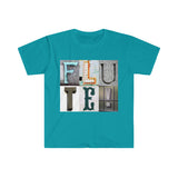 Flute - Artsy Alphabet - Unisex Softstyle T-Shirt