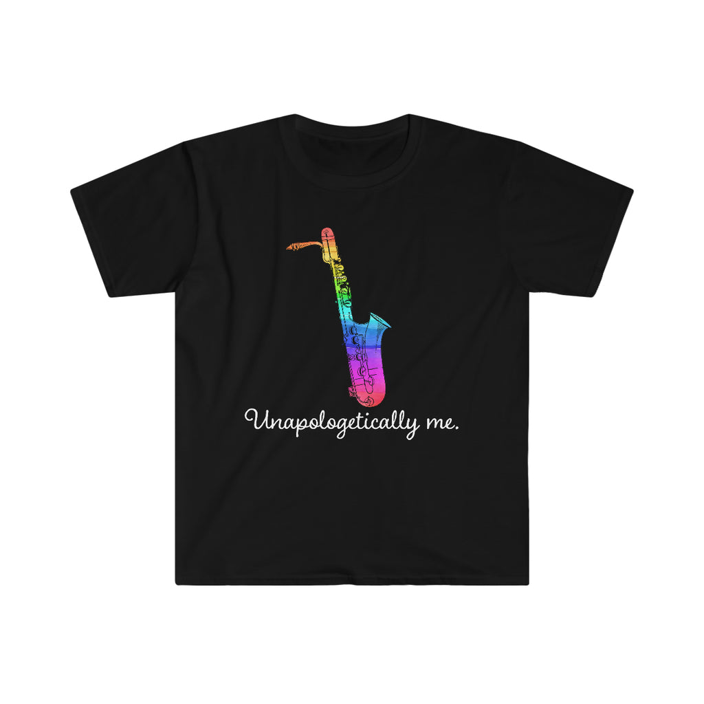 Unapologetically Me - Rainbow - Bari Sax - Unisex Softstyle T-Shirt