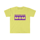 Marching Band Mom - Purple - Unisex Softstyle T-Shirt