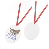 Normal Is Boring - Baritone - Metal Ornament