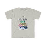 I'm With The Band - Quads - Unisex Softstyle T-Shirt