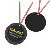 Clarinet - Only - Metal Ornament