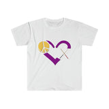 Peace, Love, Drumsticks - Unisex Softstyle T-Shirt