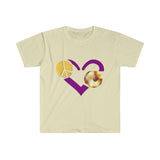 Peace, Love, Cymbals - Unisex Softstyle T-Shirt