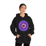 Vintage Grunge Purple Circle - Snare Drum - Hoodie