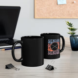 Senior Retro - Flute - 11oz Black Mug