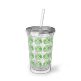 Vintage Green Cloud - Drumsticks - Suave Acrylic Cup - Pattern