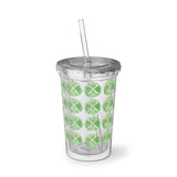 Vintage Green Cloud - Drumsticks - Suave Acrylic Cup - Pattern