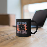 Senior Retro - Flute - 11oz Black Mug