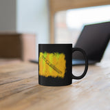 Vintage Yellow Cloud - Piccolo - 11oz Black Mug