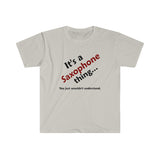 Saxophone Thing 2 - Unisex Softstyle T-Shirt