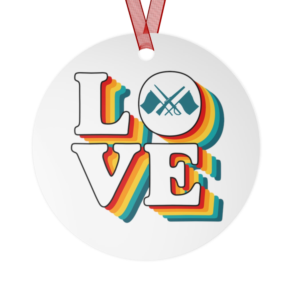 LOVE - Color Guard - Metal Ornament