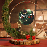 Band Staff - Heartbeat - Metal Ornament