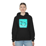 Vintage Turquoise Wood - Bass Drum - Hoodie