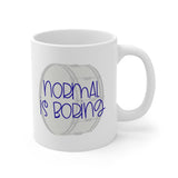 Normal Is Boring - Bass Drum - 11oz White Mug