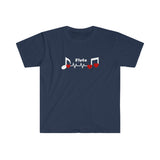 Flute - Heartbeat - Unisex Softstyle T-Shirt