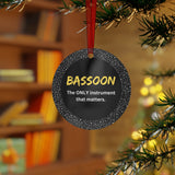 Bassoon - Only - Metal Ornament