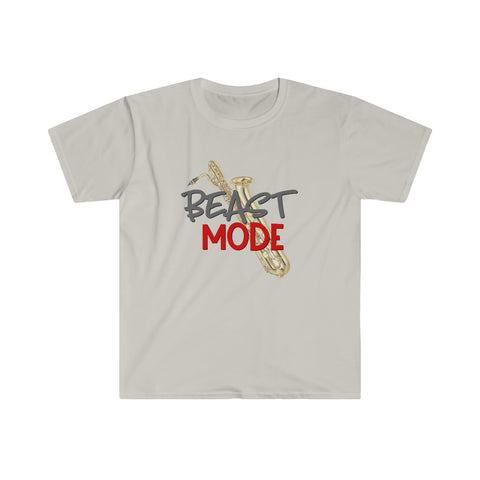 Beast Mode - Bari Sax - Unisex Softstyle T-Shirt