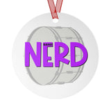 Band Nerd - Bass Drum - Metal Ornament