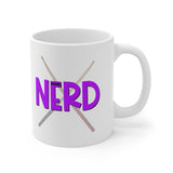 Band Nerd - Drum Sticks - 11oz White Mug