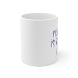 Normal Is Boring - Tenor Sax - 11oz White Mug