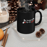 Trumpet - Heartbeat - 11oz Black Mug