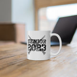 Senior 2023 - Black Lettering - Clarinet - 11oz White Mug