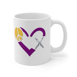 Peace, Love, Piccolo - 11oz White Mug