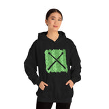 Vintage Green Glitter Dots - Drumsticks - Hoodie