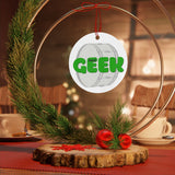 Band Geek - Bass Drum - Metal Ornament