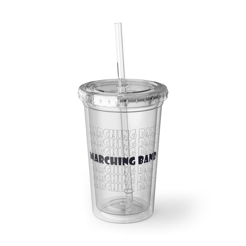 Marching Band - Retro - Navy - Suave Acrylic Cup