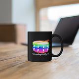 Unapologetically Me - Rainbow - Snare Drum - 11oz Black Mug