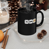 Eat, Sleep, Play - Cymbals - 11oz Black Mug