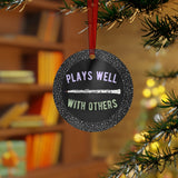 Plays Well With Others - Oboe - Metal Ornament